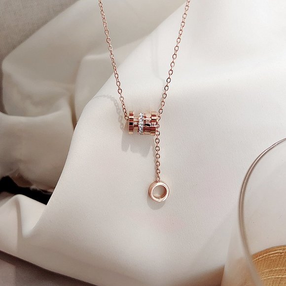 GOLICC Rose Gold Small Man Waist Necklace Neckchain - Picture 8 of 11